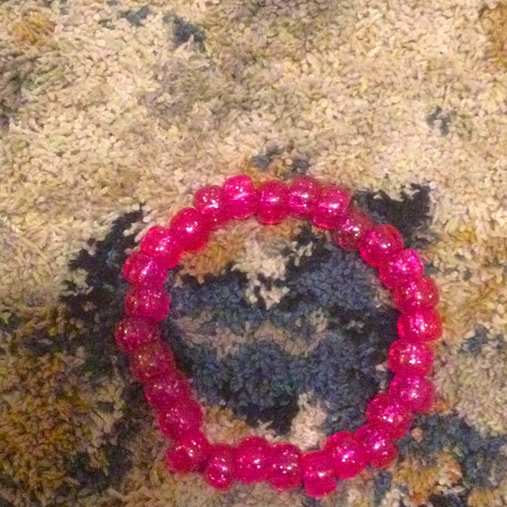 Glittery Pink Braclet